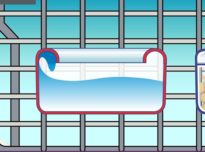 DryFur Pet Carrier Food Water Dish - Clear- Spill Resistant - Hook On Cups - Travel Kennel Bowls set of 2 (Small)
