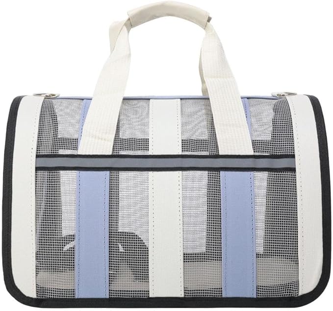 Cat, Dog Carrier, Airline Approved Pet Carrier for Cats and Dogs up to 20 Lbs, Soft, Foldable, Washable Travel Bag for Small to Medium Pets, Portable Comfortable Cat Dog Carrier for Home Outdoor Use