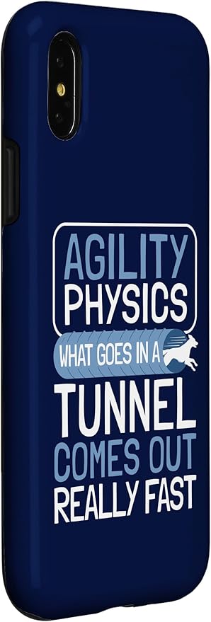 iPhone X/XS Dog Agility Handler - Agility Physics - Tunnel Dog Agility Case