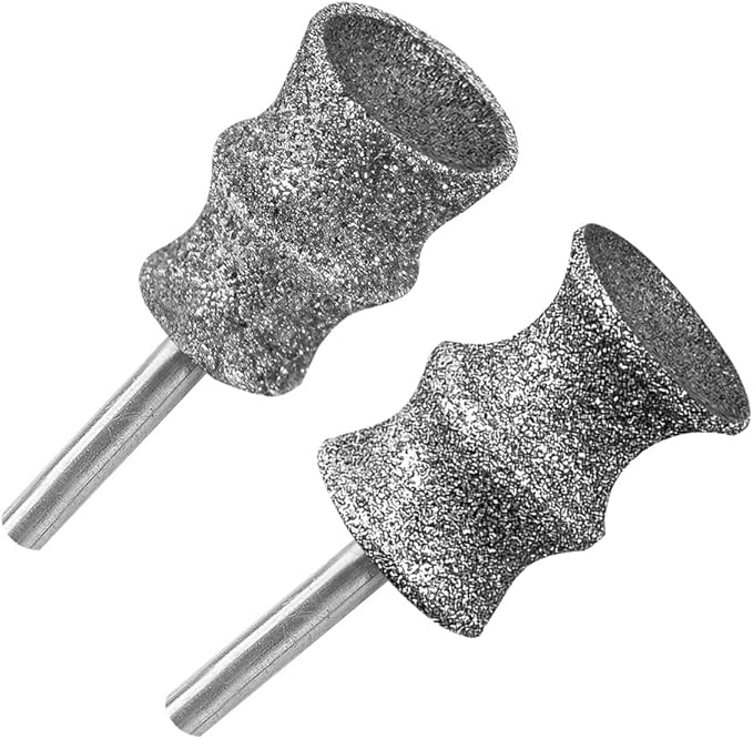 Diamond Dog Nail Grinder Attachment,1/8'' Pet Nail Grinder Wheel for Dog Nail Grinder, Diamond Rotory Bit for Dogs&Pets Nail Care (Large B+D)