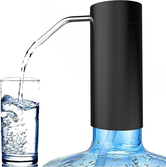 2 Pack Water Bottle Dispenser Pump, MagicPro Electric Automatic USB Charging 5 Gallon Portable Water Dispenser, Fits Most 2-6 Gallon Water Bottle, Touch it on Technology Make Life Much Easier