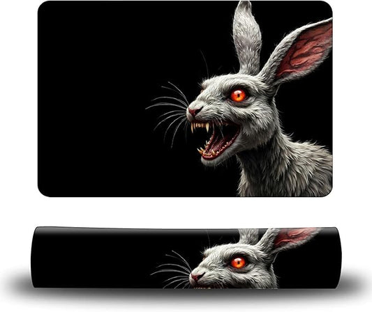 Dog Food Mat, 15.7" x 23.6" Absorbent Pet Feeding Mat for Food and Water, Waterproof Diatom Mud Pet Placemat with Non-Slip Rubber Backing, Cat Bowl Mat for Floors - Gray Rat Darkness