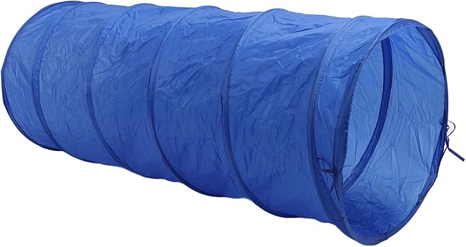 Dog Agility Equipment, Dog Agility Tunnel with Tear Round Dog Training Tunnel, Agility Training Tunnel, Dog Play Tunnel Tent Dog Agility Jumps for Pet Play