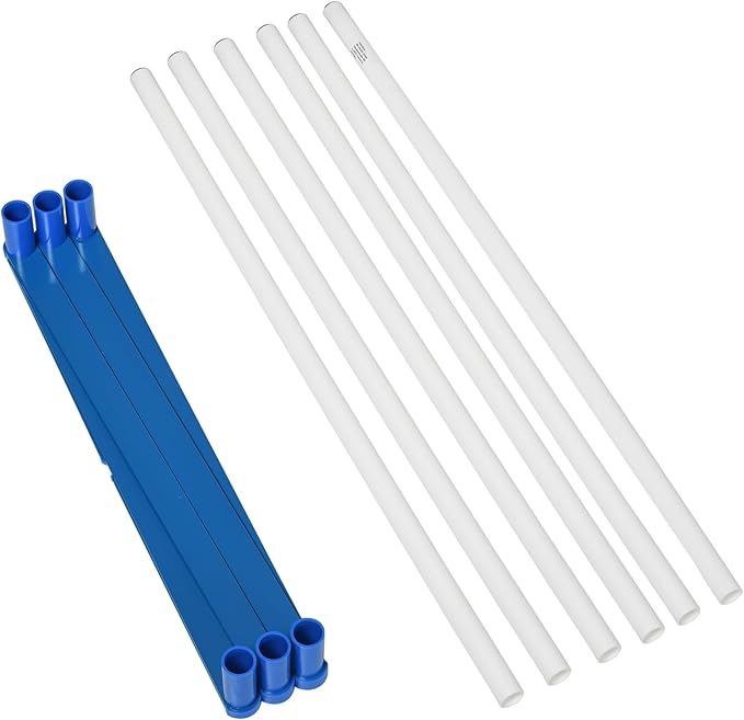 Agility Weaves Poles, Adjustable Dog Agility Kit Training Course Equipment for Puppy with Storage Bag