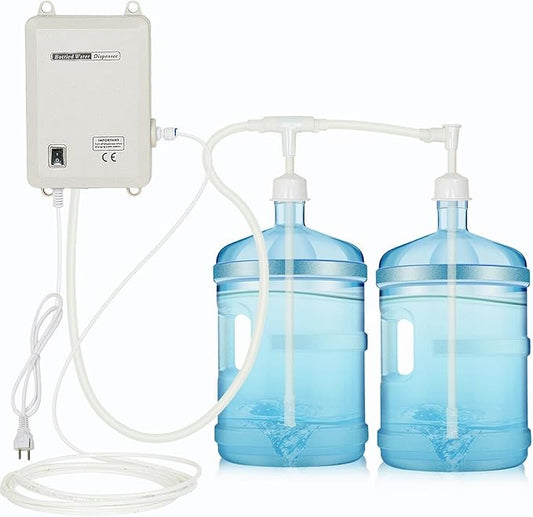 5 Gallon Water Jug Dispenser Pump Automatic Water Dispenser Bottled Water Dispensing Pump System Bottled Water Machine Drinking 5 Gallon Fridge Ice Maker