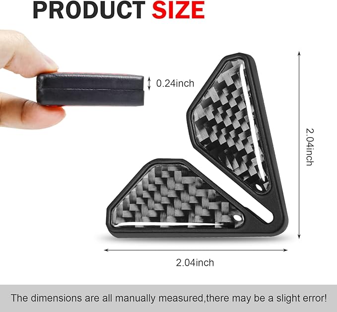 2 PCS Car Door Corner Protector Edge Guards, Anti-collision Stickers, Carbon Fiber Pattern Thickened PVC Soft Rubber Front Door Anti-scratch Protective Corner, Suitable for Most Cars (Black)