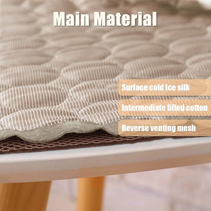 Dog Cooling Mat 2026 Upgraded Arc-Chill Cooling Dog Bed Mat, Washable Pet Cooling Pad (Q-Max>0.4) Cooling Mat for Dogs & Cats Indoor & Outdoor Car Seats (Coffee, 28x22 in)
