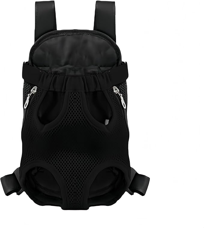 Dog Backpack Carrier/Cat Carrier,Adjustable, Hands-Free, Suitable for Small and Medium-Sized Dogs and Cats, Suitable for Hiking, Traveling, Camping, and Daily Walks,5.5-8.8lbs (Medium,Black)