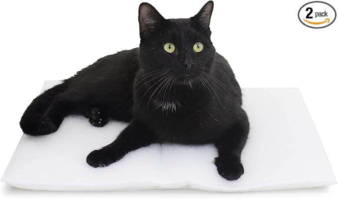 CAROLINA PET COMPANY Purr Padd® The Original Self Warming Cat Pad. Made in USA (White)
