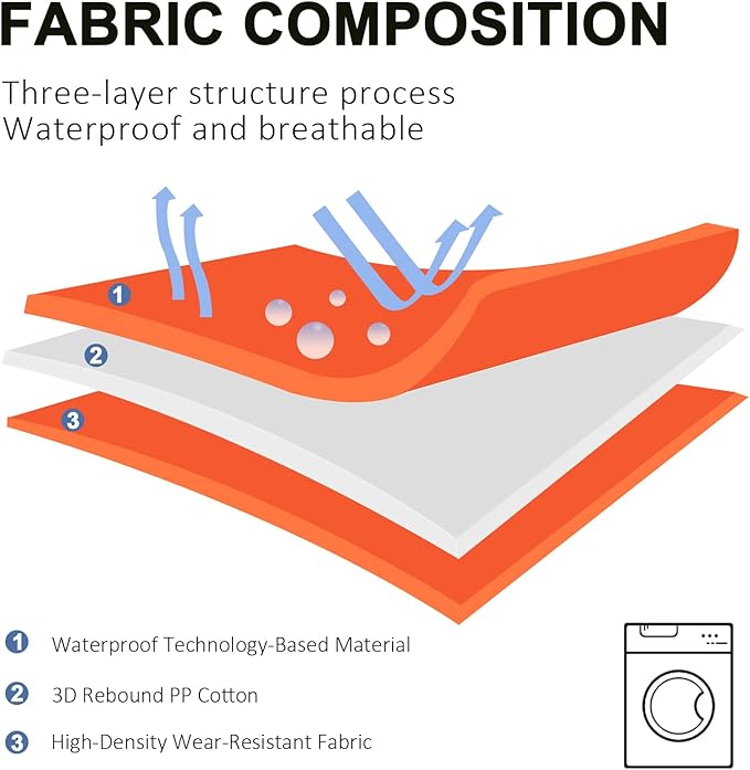 BDEUS Travel Dog Bed, Outdooor Camping Pet Mat, Portable Place Mat with Handle, Easy to Clean, Waterproof & Portable and Odor Resistant Pet Cooling Pad (Large 43" x 25", Orange)