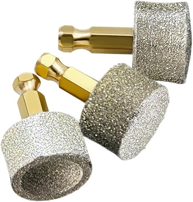 3 Pack Dog Nail Grinder Replacement Head, Pet Nail Grinder Diamond Tip Replacement, Professional Spare Grinding Head for Electric Pet Paw Trimmer Nail Grinder, Dog Claw Smoothing Grinder Bits