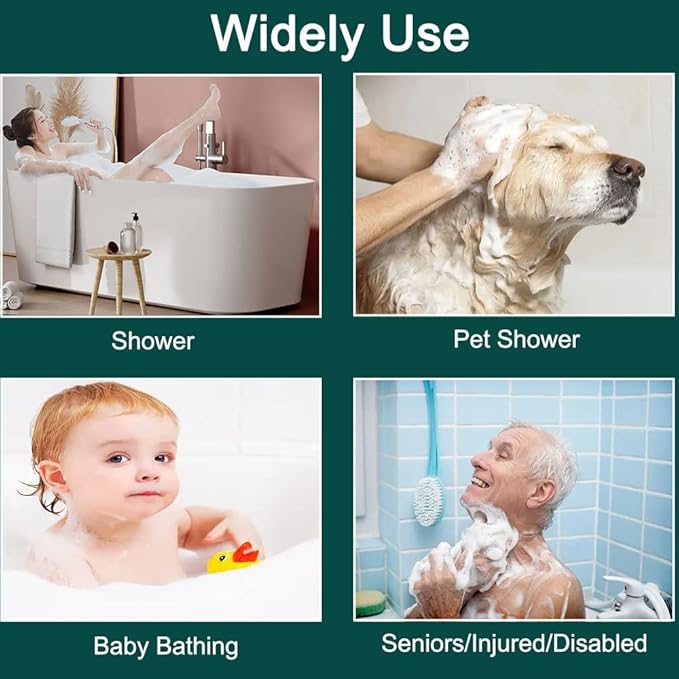 Sink Sprayer Attachment for Faucet,6 Mode Shower Head,Extension Sink Hose Sprayer for Shower,Pet Washing,Bathtub,Kitchen Faucet, Garden Rinse,Utility Laundry Tub