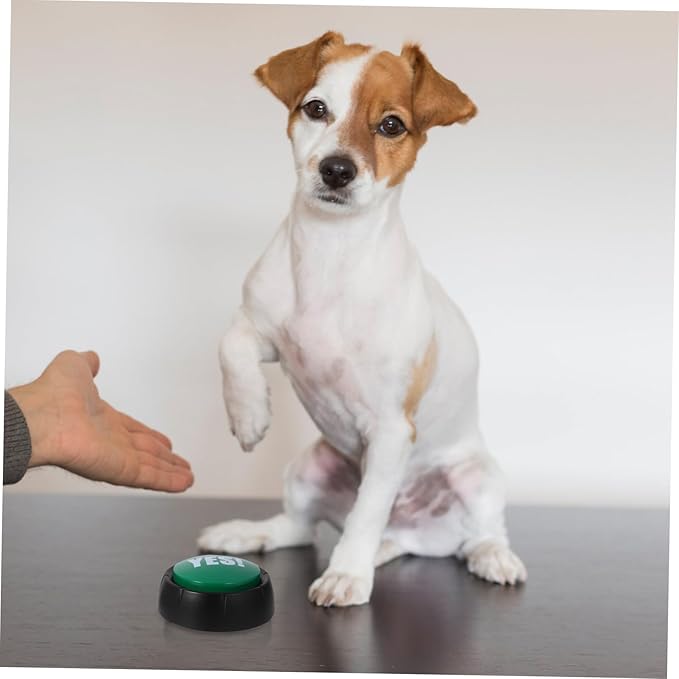 BESPORTBLE 4pcs Dog Talking Button Pet Communication Buttons Wear-Resistant Recording for Puppies Random Color