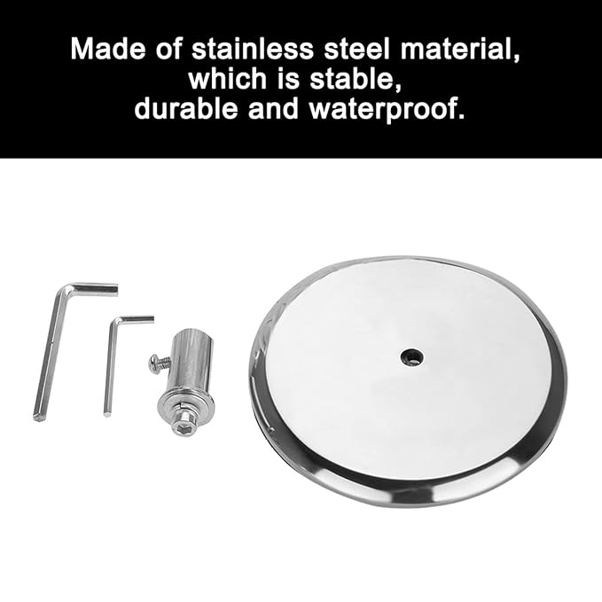 Hair Dryer Holder Countertop, Acrylic Hair Dryer Stand with Stainless Steel Base, Countertop Spiral Blow Dryer Holder Hair Tool Organizer for Bathroom, Vanity, Salon, Home