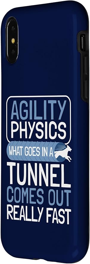 iPhone X/XS Dog Agility Handler - Agility Physics - Tunnel Dog Agility Case