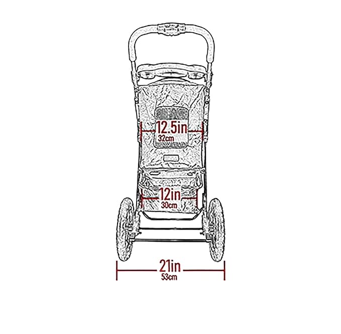 Pet Gear No-Zip NV Pet Stroller for Cats/Dogs, Zipperless Entry, Easy One-Hand Fold, Gel-Filled Tires, Plush Pad + Weather Cover Included, Orchid