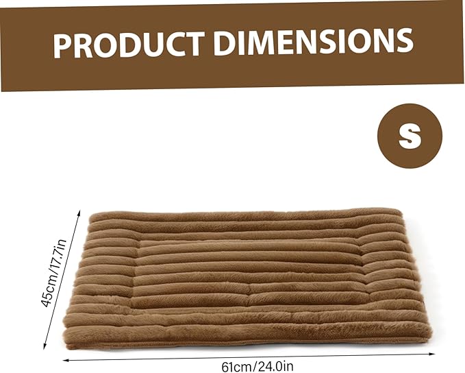 Self Warming Pet Mat 24x18 inch Soft Cozy Self Heating Cat Pad Machine Washable Cat Bed for Indoor S Pet Warming Mat Bed
