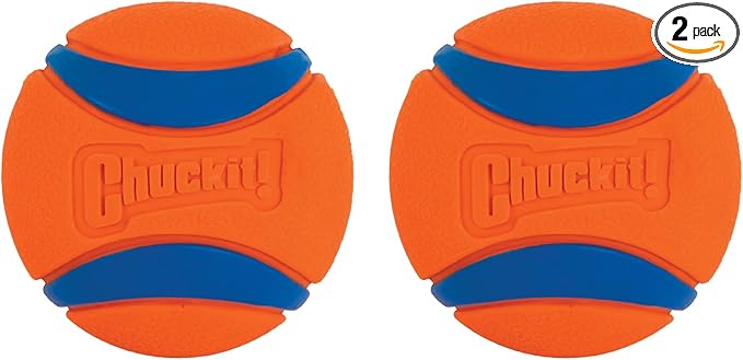 Chuckit! Ultra Ball Dog Toy, Balls for Dogs to Fetch, Durable Rubber, Small 2-inch, Pack of 2