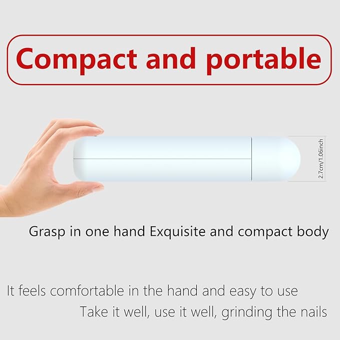 Dog Nail Trimmers-Powerful 2-Speed Dog Nail Grinder-with Safe LED Lighting and Battery Capacity Indicator Light & Type-c USB Rechargeable Quiet pet Nail Grinder for Dogs/Cats (Grinder)