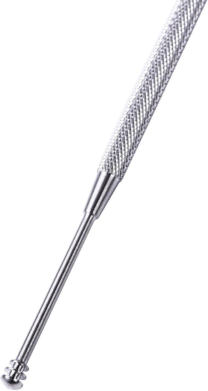 Steel Ear Pick Earwax Remover Spoon Ear Scraper Scratcher Ear Cleaner with Storage Box, 304 Stainless