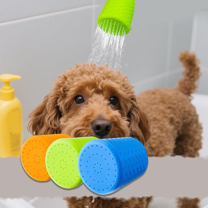 High Rate Pet Shower Attachment Water Output Portable Dog Bath Sprayer Faucet Travel Friendly