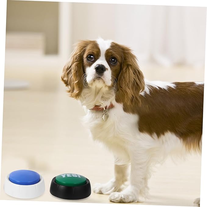SUPVOX 4pcs Pet Voice Button Interactive Talking Buttons for Dog Stimulation Random Color