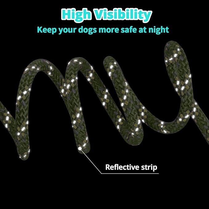 Dog Tie Out Cable for Camping - 70ft Dog Runner for Yard - Portable Trolley System for Large Small Dogs Outside