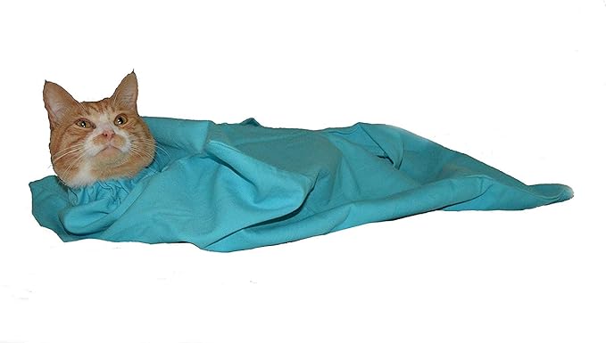 Acci-Don'ts Cat-in-the-Bag Pee Pad | Pack of 4 Absorbent Adhesive Disposable Liner for Large & X-Large Cat Carrier Bags | Pet Pee Pads for Vet Trips & Travel
