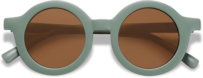 SOJOS Cute Round Polarized Sunglasses for Kids Girls Boys UV400 Protection De Sol Gafas Beach Holiday