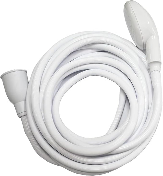 5m/16.4ft Sink Spray Rubber Hose Portable Faucet Sprayer Garden, Shampoo Sprayer Handheld Shower Head Spray Hose Attachment for Dog, Pets, Bathing Baby, Washing Hair, Rinsing Vegetables