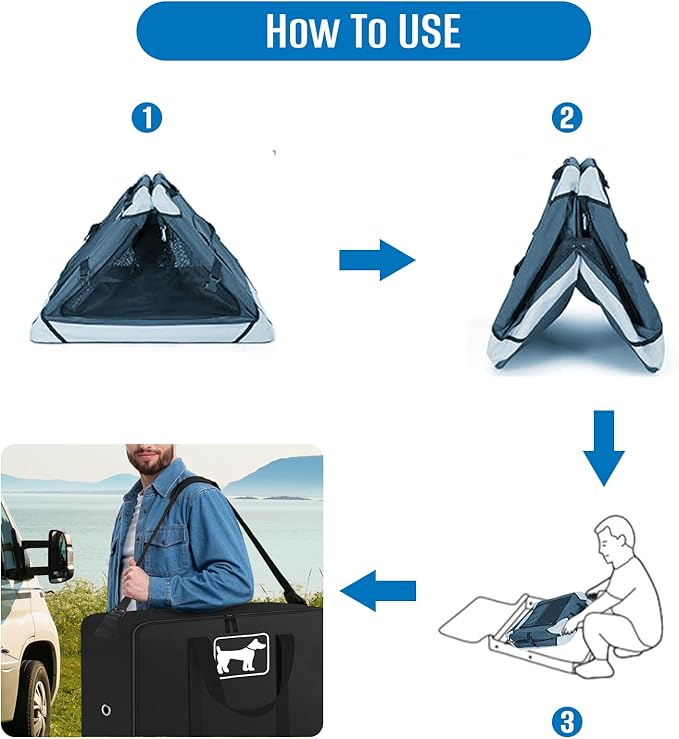 SIRUITON 600D OxfordDog Playpen Storage Bag Fits 24" H 8 Panels and 9 Stakes Suitable for Foldable Exercise Pet Playpen, RV Dog Fence Travel Bag,with Reinforcing Plate & Shoulder
