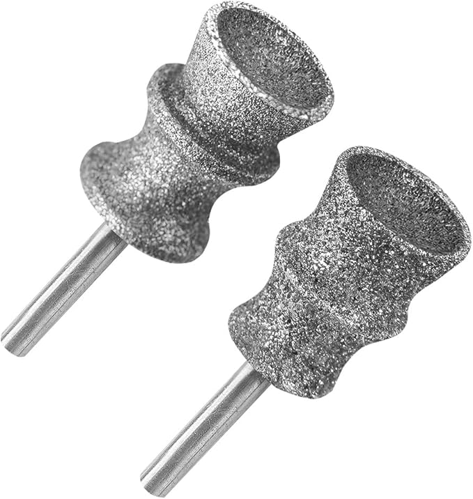 Diamond Dog Nail Grinder Attachment,1/8'' Pet Nail Grinder Wheel for Dog Nail Grinder, Diamond Rotory Bit for Dogs&Pets Nail Care (Large D+V)