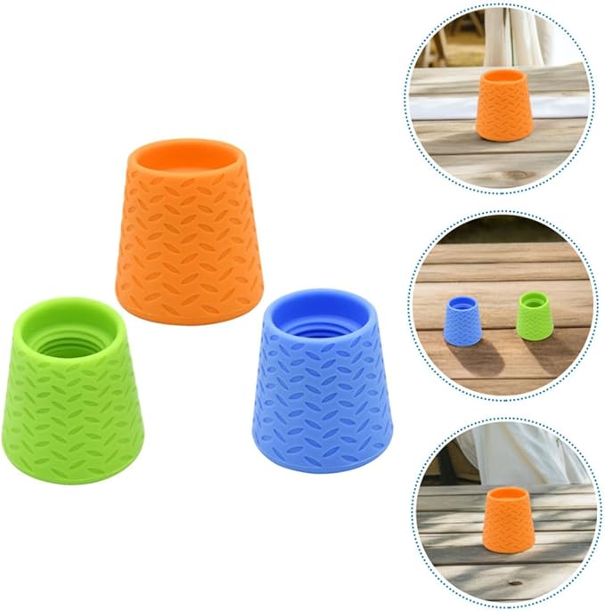 Yardwe 3pcs Portable Dog Bath Sprayer Set Silicone Outdoor PET Shower Head for Effective PET Hair and Skin Cleaning for Dog Bathing and Washing