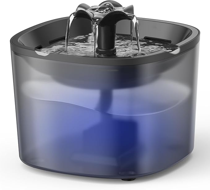 Cat Water Fountain with Detachable Tank, 2L
