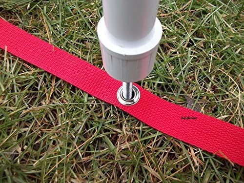 6 Weave Pole Spikes/Stakes and Red Pole Placer Combo