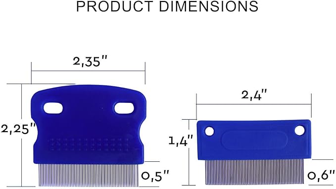 2 Pcs Tear Stain Remover Combs for Dogs, Gently and Effectively Removes Crust, Mucus, and Stains Pet Combs,Grooming Tool Comb