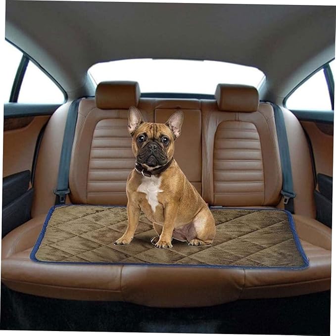 Self Heating Pet Pad 19.68X15.74In Insulated Heated Blanket for Dogs Cats Machine Washable Cover Indoor Outdoor Thermal Mat