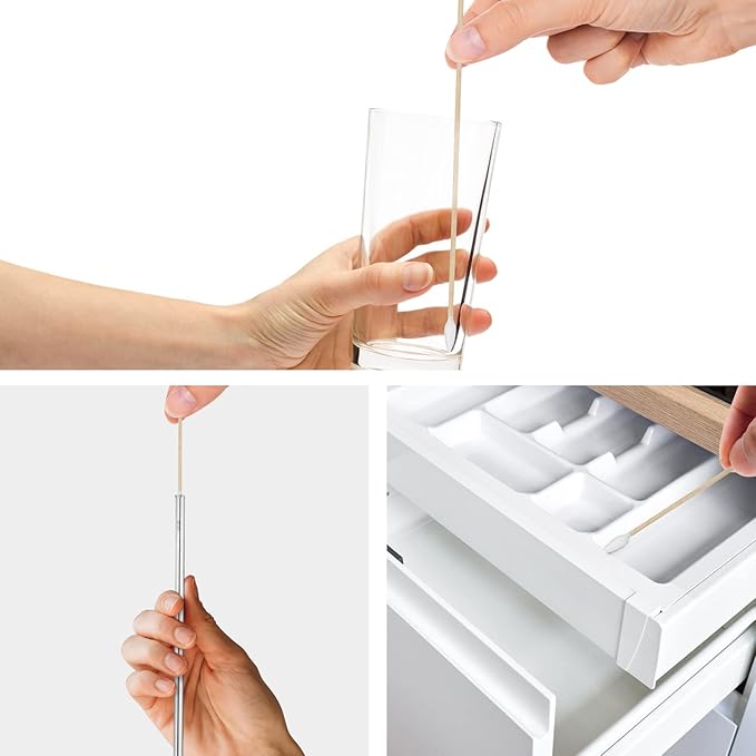 Eyxformula 500 PCS 6 Inch Long Pointed Cotton Swabs for Gun Cleaning, FSC Certified Bamboo Sticks with Precision Tips for Firearms, Electronics, Crafts & Makeup