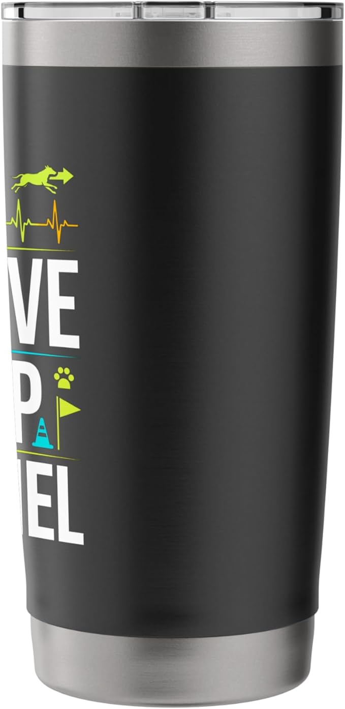 Run Weave Jump Tunnel Dog Agility Stainless Steel Insulated Tumbler