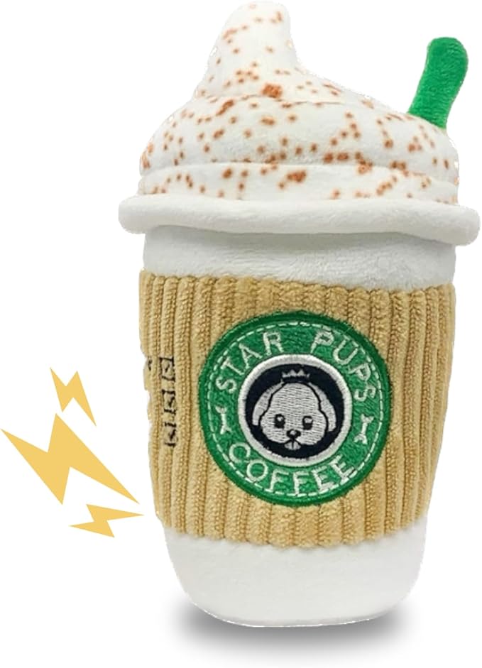 Dog Squeaky Toys Plush Coffee Chew Toys Enrichment Toys Interactive Burrow Activity Cute Dog Gifts Funny Toy Bundle Pack for Small Medium Large Dogs