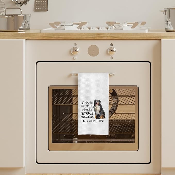 Bernese Mountain Dog Kitchen Towels - Mom Gifts, Lovers Gifts, No Kitchen Complete Without Bernese Mountain Dog Hand Dish Towels, 16x24