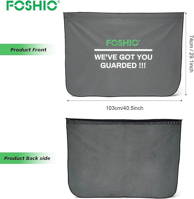 FOSHIO Car Door Panels Cover, Magnetic Car Wrap Tool Car Door Protector for Dogs, Extra Thick Waterproof Vehicle Door Covers 40" x 29", 2 Pack