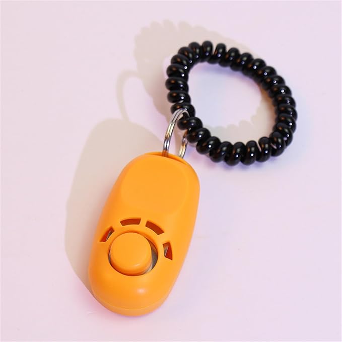 Dogs Training Clickers Pet Dogs Trainer Tool Stretch Help Wrist Rope Sound Keychains Dogs Training Clickers