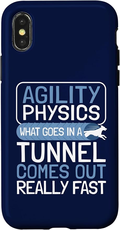 iPhone X/XS Dog Agility Handler - Agility Physics - Tunnel Dog Agility Case
