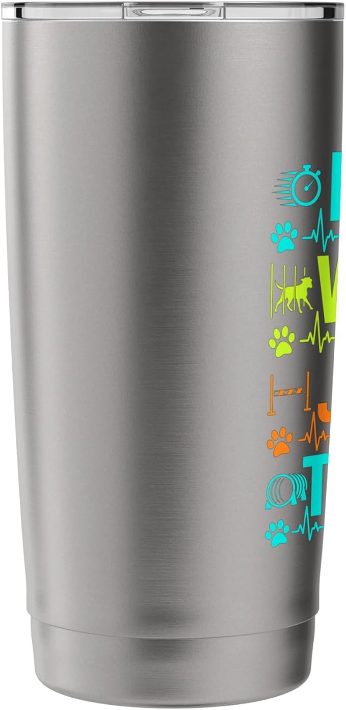 Run Weave Jump Tunnel Dog Agility Stainless Steel Insulated Tumbler