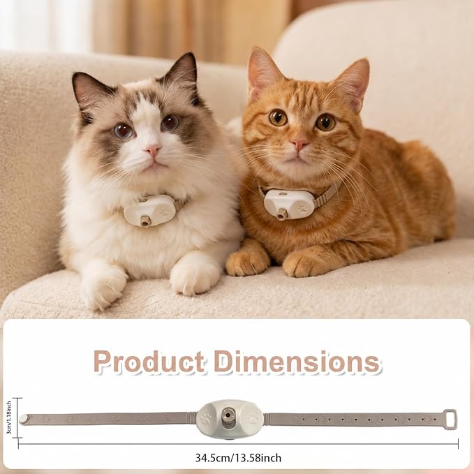 Walfront Cat Chase Toy - USB Rechargeable Automatic Interactive Red Dot Toy for Indoor Cats, Adjustable Height 9.1–13.4in, 2 Modes & 41° Angle, Fun for Active Cats