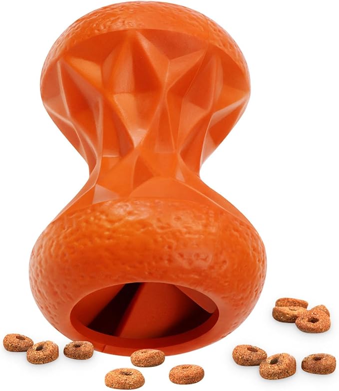 Dog Toys for Large Dogs – Durable Rubber Chew Toy for Aggressive Chewers,Interactive Treat Dispensing Puzzle Ball,Enrichment Dog Toy for Mental Stimulation,Slow Feeder & Boredom Relief, Gift