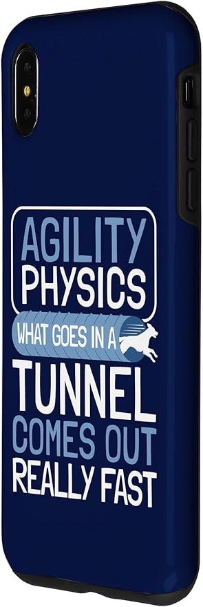 iPhone XS Max Dog Agility Handler - Agility Physics - Tunnel Dog Agility Case