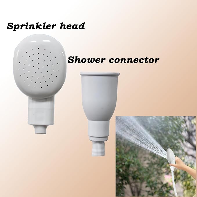 5m/16.4ft Sink Spray Rubber Hose Portable Faucet Sprayer Garden, Shampoo Sprayer Handheld Shower Head Spray Hose Attachment for Dog, Pets, Bathing Baby, Washing Hair, Rinsing Vegetables