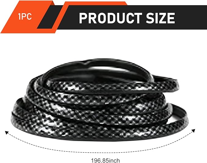 Car Door Edge Guard, 16.4Ft (5m) U Shaped Door Edge Protector Strip, Anti-Scuff Moulding Trim, Universal Car Exterior Decor Accessory for Most Cars (Black)